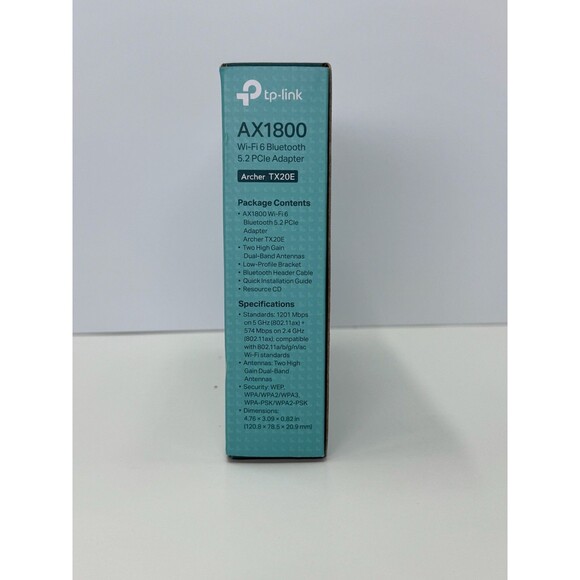 TP-link WiFi bluetooth adapter AX 1800, new in box, wider signal coverage - Picture 2 of 5